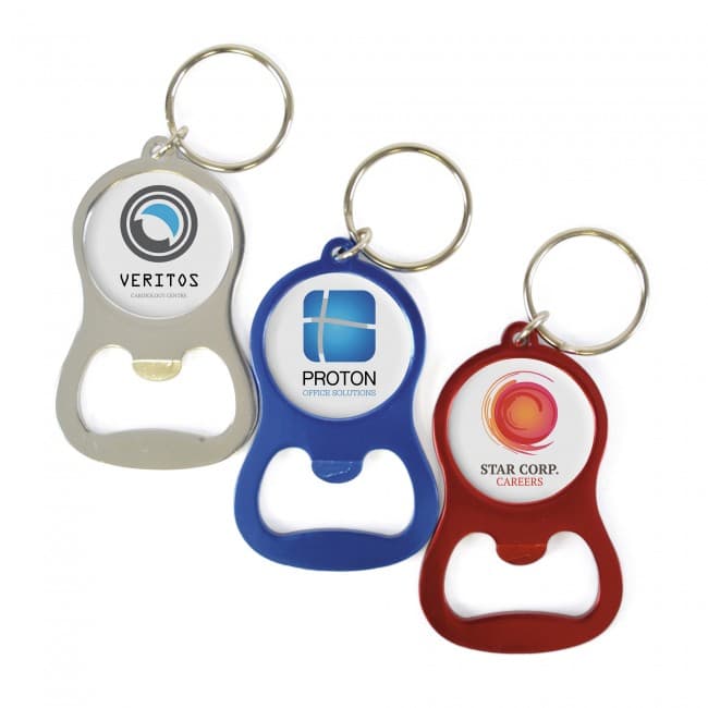 Custom Printed Bottle Opener Keyring