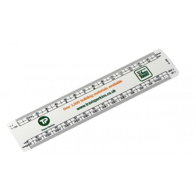 Custom Printed 150mm Oval Scale Ruler