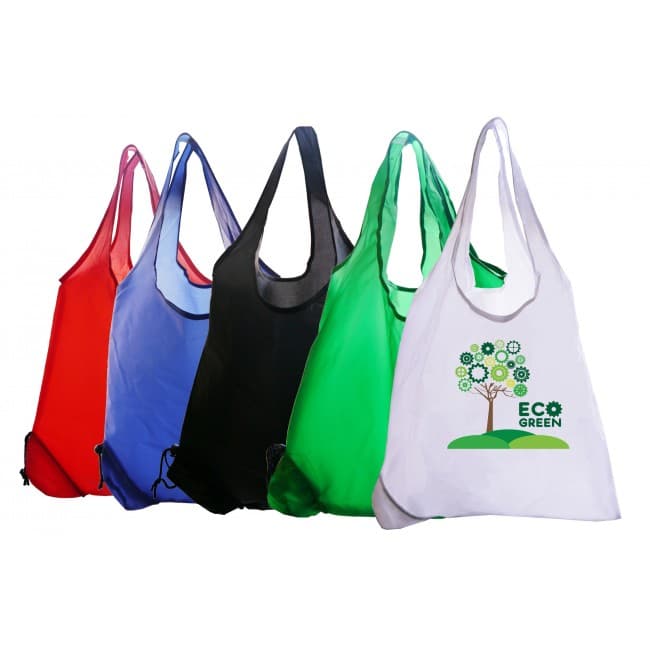 Custom Printed 210d Polyester Foldable Bag