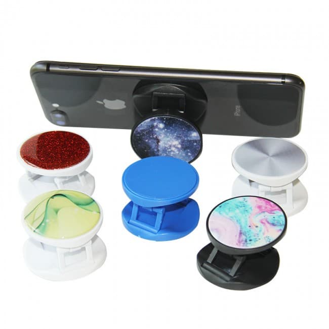 Custom Printed ABS Plastic Phone Holder Flip Grip