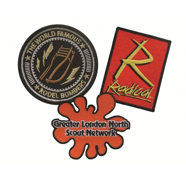 Custom Printed Machine Embroidered Badges