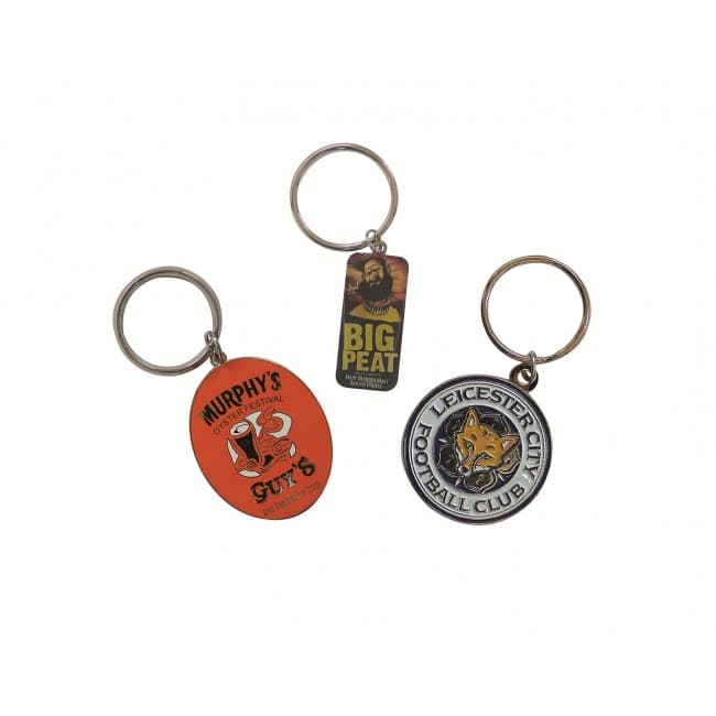 Custom Printed Hard Enamel Keyrings