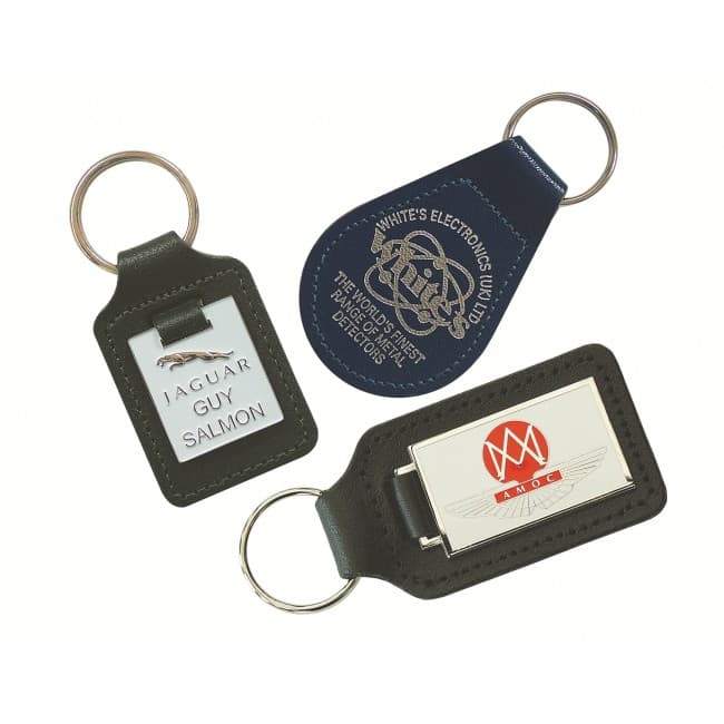 Custom Printed Leather Key Fobs