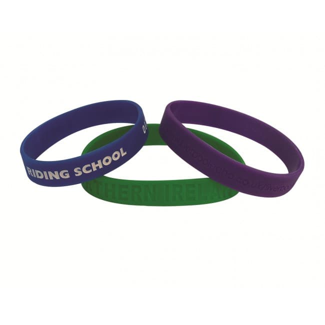 Custom Printed Debossed Silicone Wristbands