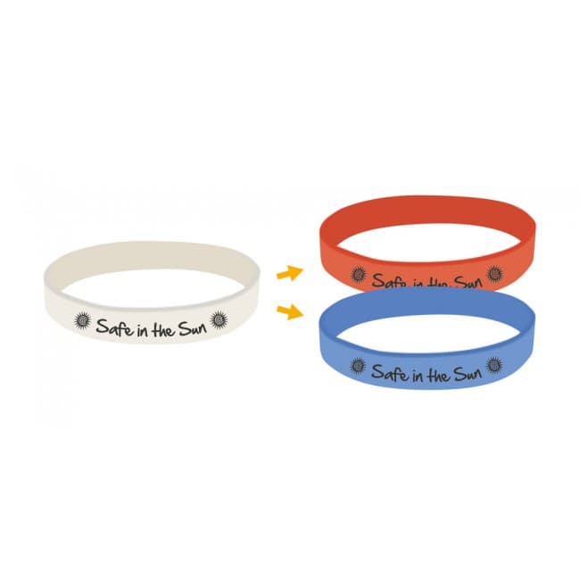 Custom Printed UV Debossed Silicone Wristbands