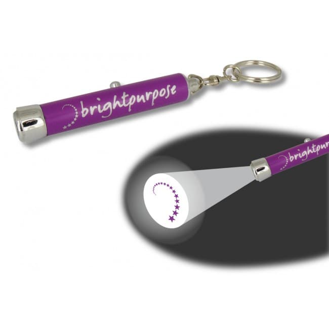 Custom Printed Projector Torch Keyrings