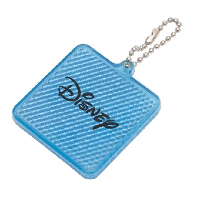 Custom Printed Square Hard Reflective Keyrings