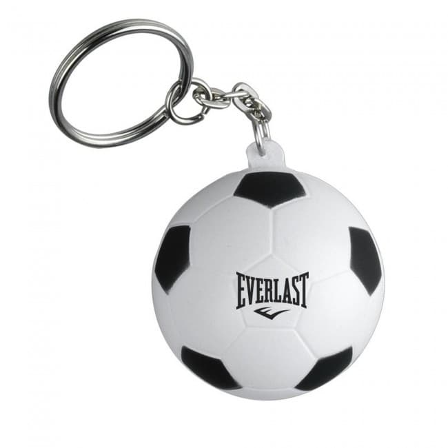 Custom Printed Stress Football Keyring