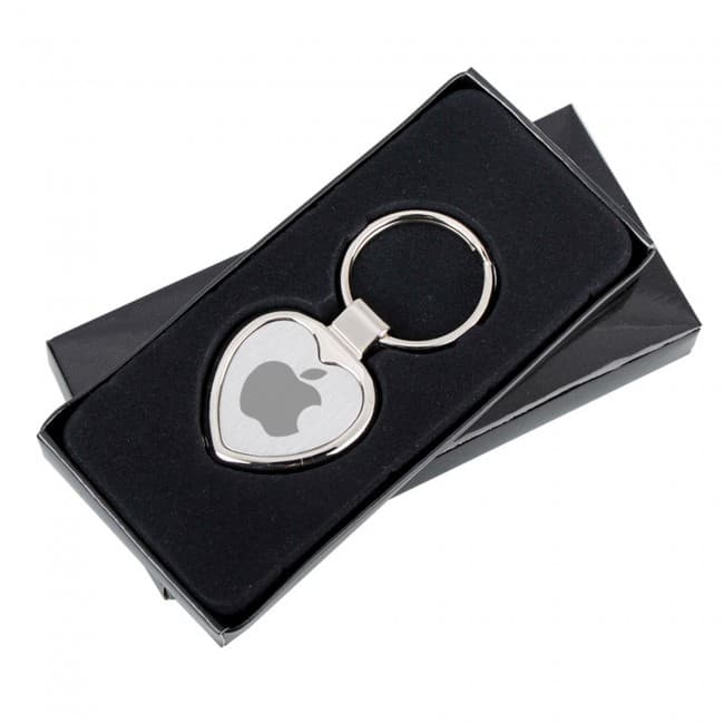 Custom Printed Heart Executive Keyring