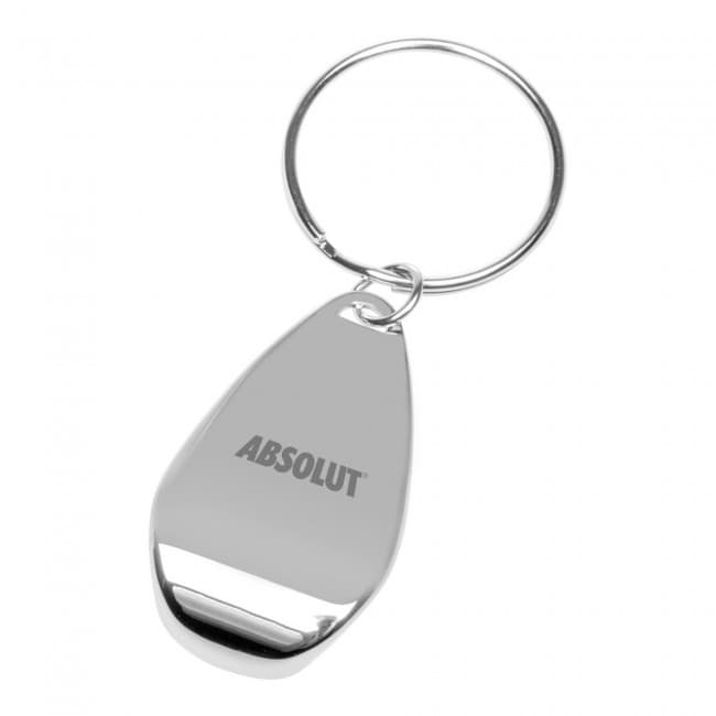 Custom Printed Bottle Opener Executive Keyring