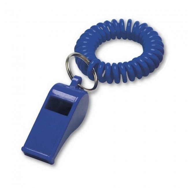 Custom Printed Whistle with Wrist Strap