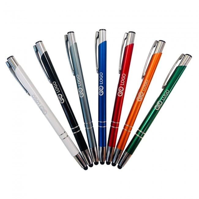 Custom Printed Cosmo Ballpoint Pen with Stylus