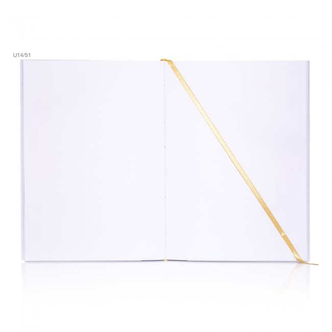 Custom Printed A5 Plain Paper Notebook White Book Block Only