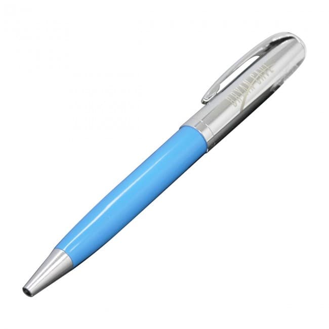 Custom Printed Alsace Light Blue Ballpen