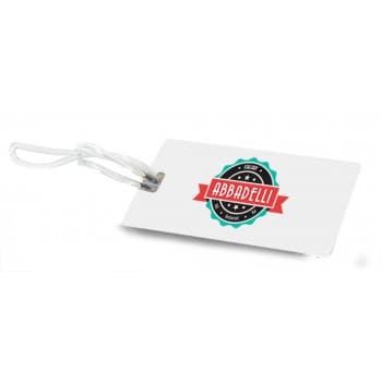 Pvc Luggage Tag With Clear Transparent Strap