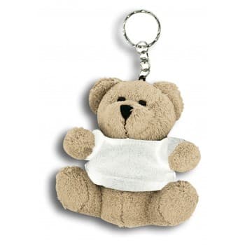 Softplush bear with keychain and mini t-shirt