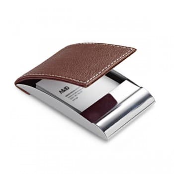 Metal & Imitation Leather Cardholder