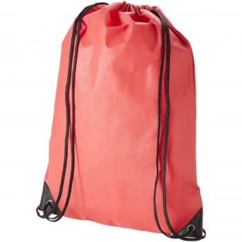 Evergreen non-woven drawstring backpack