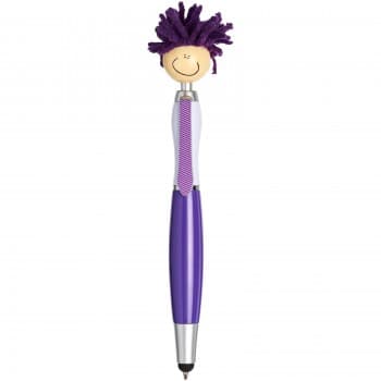 Mop Head stylus ballpoint pen