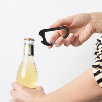 Carabiner Clip With Bottle Opener