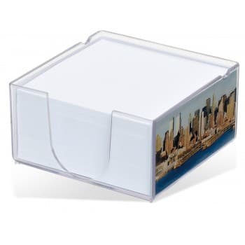 Acrylo Large Memo Block with Paper Refill