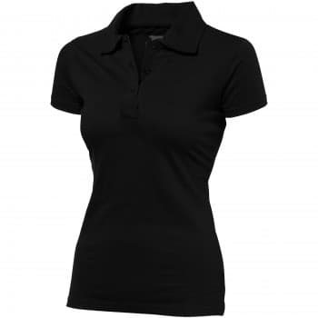 Let short sleeve women's jersey polo