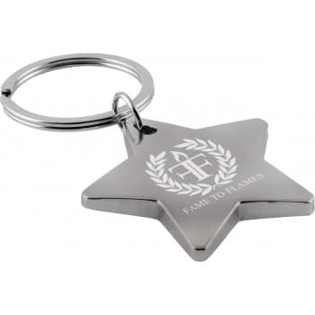 Star Shaped Keyring