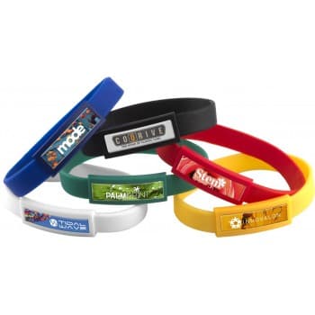 Silicone Wristband - Domed