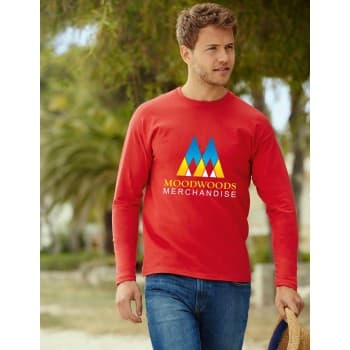 Fruit of the Loom Long Sleeve Value T-Shirt Coloured