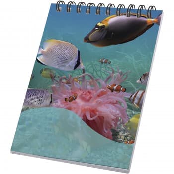 Desk-Mate® wire-o A7 notebook - 50 pages