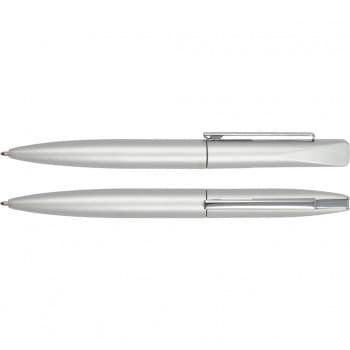 Silver Blade Ball Pen Lacquered with Chrome Trim