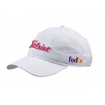 Titleist Women'S Performance Golf Cap In White With Your Logo To 1 Side