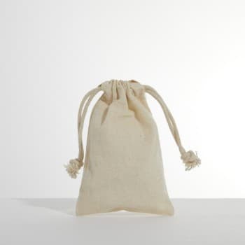 Small Cotton Drawstring Bag