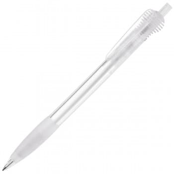 Cosmo ball pen transparent rubber round clip