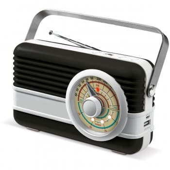 Retro powerbank 6000mAh & radio speaker 3W