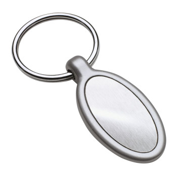 Ellipse Metal Keyring