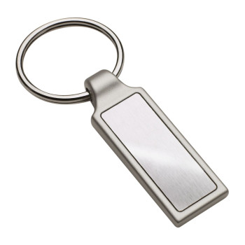 Rectangle Metal Keyring