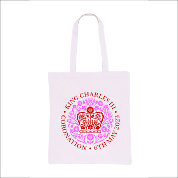 Printed Coronation 5oz Cotton Shopper