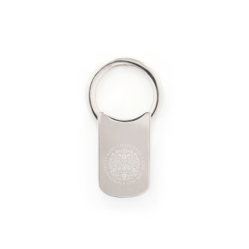 Printed Coronation Rounded Corner Keyring