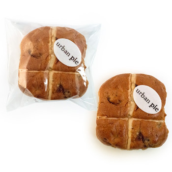 Hot Cross Bun Edible Wafer Logo