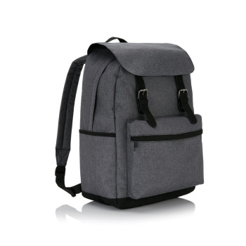 Laptop Backpack With Magnetic Buckle Straps