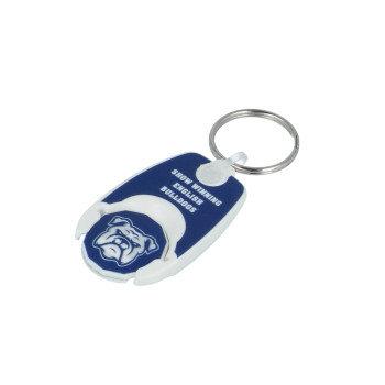 Pop Coin Trolley Keyring