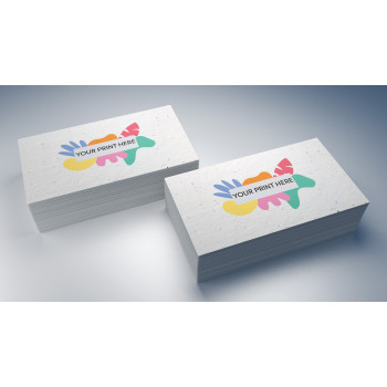 Seed Paper Business Card - Single Sided Print