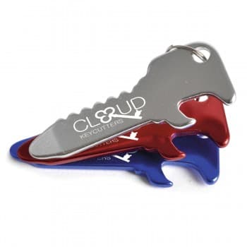 Key Shaped Bottle Opener Keyring