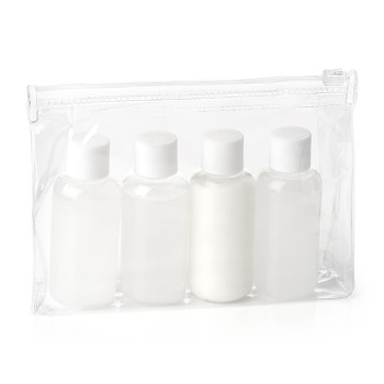 Travel Toiletry Gift Set in White in a PVC Bag