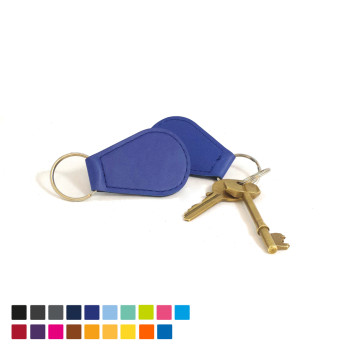 Economy Tear Drop Key Fob In Soft Touch Vegan Torino PU