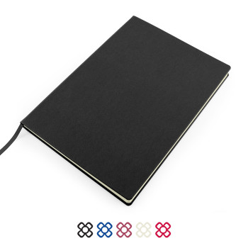 A4 Casebound Notebook In Vegan Recycled Como