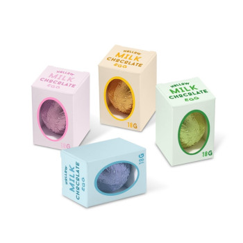 Easter Eco Mini Egg Box Hollow Chocolate Eggs