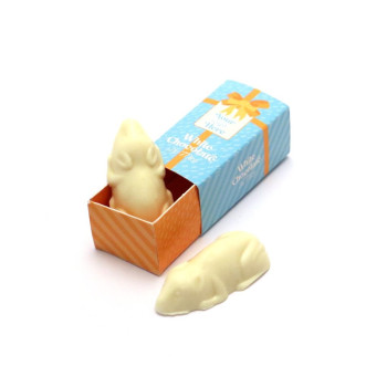 Winter Eco Mini Match Box White Chocolate Mice 32% cocoa x2