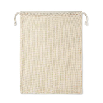 Re-usable Cotton Mesh Food Bag 140gr/m²